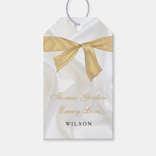 男の赤ちゃんガールツインズバプテスクロアフリカンアメリカン ギフトタグ (正面)