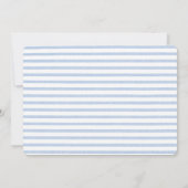 男の赤ちゃんクラシックジンジャージャー詩シャワーパーティー 招待状 (裏面)