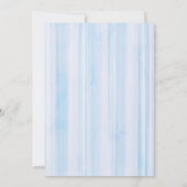 男の赤ちゃんクラシック1st誕生日パーティの招待状 招待状 (裏面)