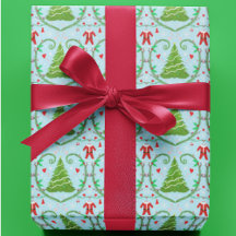 男の赤ちゃんサンタ衣装クリスマスツリーパターン