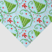 男の赤ちゃんサンタ衣装クリスマスツリーパターン 薄葉紙 (詳細)