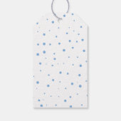 男の赤ちゃんシャワーグリーナリーエレファントサンキュー ギフトタグ (裏面)