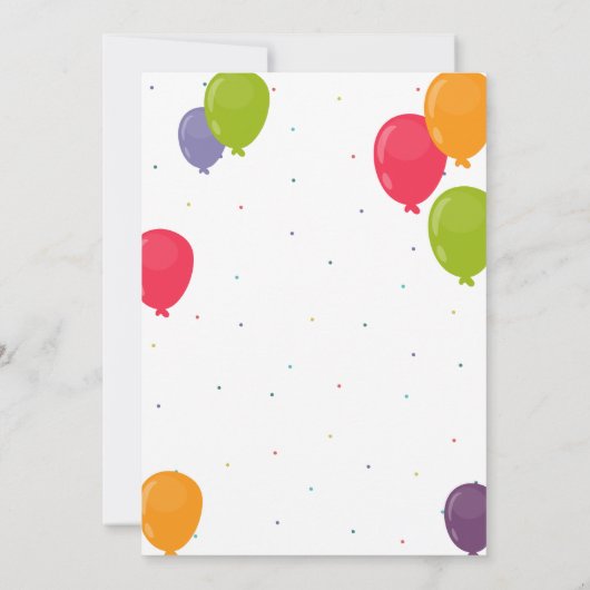 男の赤ちゃんシャワーバイメール轟音ジャングル恐竜 招待状 (裏面)