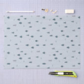 男の赤ちゃんシャワーマウンテンテーマウッドランドギフトラップ 薄葉紙 (クラフト)