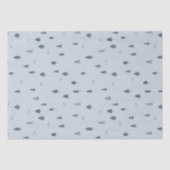 男の赤ちゃんシャワーマウンテンテーマウッドランドギフトラップ 薄葉紙 (正面)