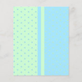 男の赤ちゃんシャワー付きコウノトリ – ウィッシュ (裏面)