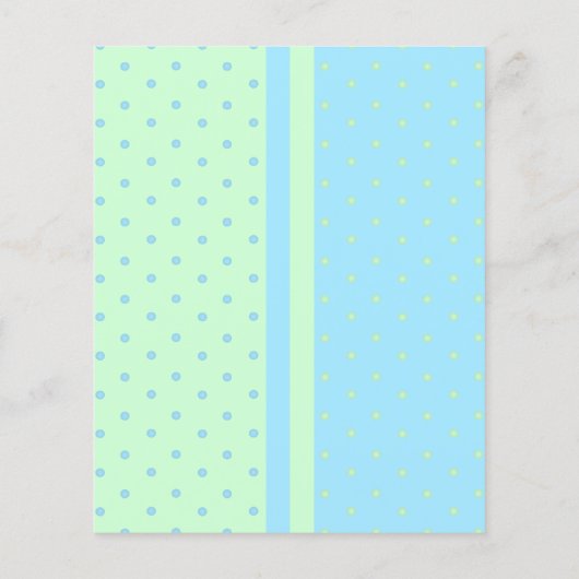 男の赤ちゃんシャワー付きコウノトリ – ウィッシュ (裏面)