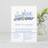 男の赤ちゃんシャワー招待状 招待状 (スタンド正面)