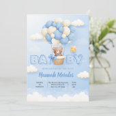 男の赤ちゃんシャワー招待状 招待状 (スタンド正面)