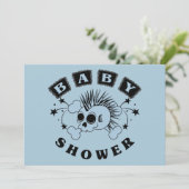 男の赤ちゃんシャワー招待状 招待状 (スタンド正面)