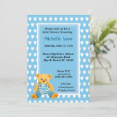 男の赤ちゃんシャワー招待状 招待状 (スタンド正面)