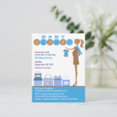男の赤ちゃんシャワー招待状 招待状 (スタンド正面)