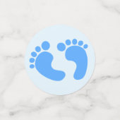 男の赤ちゃんシャワー紙吹雪 コンフェッティ (スモール正面)