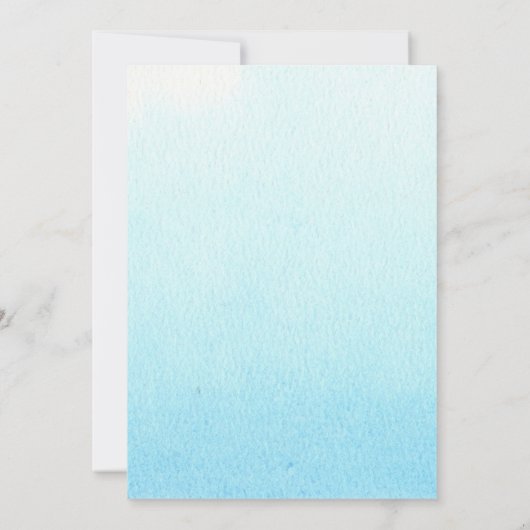 男の赤ちゃんストークシャワー招待状 招待状 (裏面)