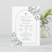 男の赤ちゃんスペインのの洗礼 招待状 (スタンド正面)