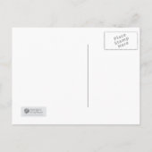 男の赤ちゃんスポーツシャワー葉書 インビテーションポストカード (裏面)