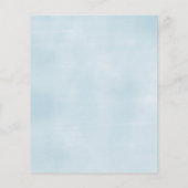 男の赤ちゃんゾウ1歳バースデータイムカプセルカード (裏面)