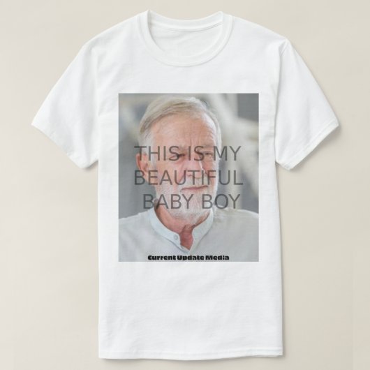 '男の赤ちゃん'ティー Tシャツ (デザイン正面)