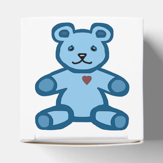 男の赤ちゃんテディベア フェイバーボックス (上部)