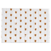 男の赤ちゃんドッグマルーン ラージペーパーバッグ (裏面)