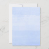 男の赤ちゃんハロウィーン秋かわいい幽霊赤ちゃんシャワー サンキューカード (裏面)