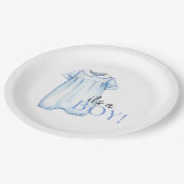 男の赤ちゃんバブル紙ナプキン ペーパープレート (アングル)