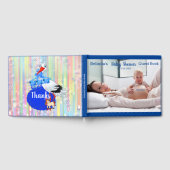 男の赤ちゃんバブル&ユニコーン赤ちゃんシャワーコレクション ゲストブック (全面)