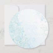 男の赤ちゃんバプテモダンィスマ円招待状 招待状 (裏面)