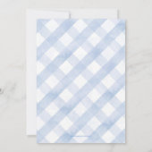 男の赤ちゃんピーターラビットベビーシャワー招待状 招待状 (裏面)