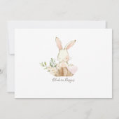 男の赤ちゃんフォトスクリプトの誕生発表 案内状 (裏面)