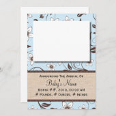 男の赤ちゃんフローラ 案内状 (正面/裏面)