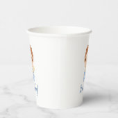 男の赤ちゃんブルージャンプスーツ 紙コップ (右)