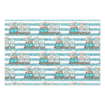 男の赤ちゃんブルートレイン車のスターをブロック