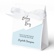 男の赤ちゃんブルーパーソナライズされたベビーシャワー