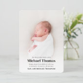 男の赤ちゃんブルーフォトシンプルカスタム (スタンド正面)