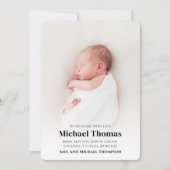 男の赤ちゃんブルーフォトシンプルカスタム (正面)