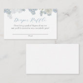 男の赤ちゃんブルーフローラおむつ要求エンクロージャカード エンクロージャーカード (正面/裏面)