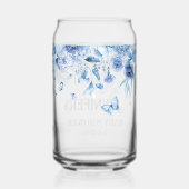 男の赤ちゃんブルーフローラドロップスペシャルマムトゥベ ガラス缶 (裏面)