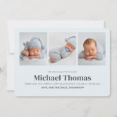 男の赤ちゃんブルー数々のフォトシンプルーかわいいプレイド (正面)