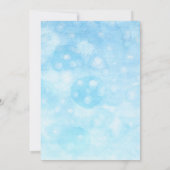 男の赤ちゃんベビーシャワー招待状 招待状 (裏面)