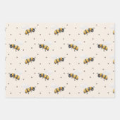 男の赤ちゃんベビー野生動物 ラッピングペーパーシート (正面3)