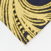 男の赤ちゃんマイルストーンプリンスベビーブランケット フリースブランケット (角)