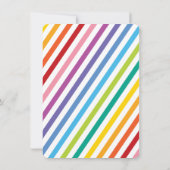 男の赤ちゃんムスタッシュ1st誕生日パーティー写真招待状 招待状 (裏面)