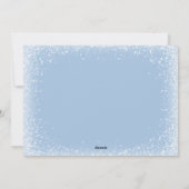 男の赤ちゃんメリークリスマスフォト シーズンカード (裏面)