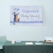 男の赤ちゃんリトルプリンスシルバークラウンブ王室のルー 横断幕 (トレードショー)