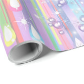 男の赤ちゃんレインボーバブル赤ちゃんシャワー ラッピングペーパー (ロールコーナー)