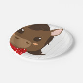 男の赤ちゃんレッドホース赤ちゃんシャワー紙プレート ペーパープレート (アングル)