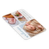 男の赤ちゃん写真コラージュへようこそ マグネット (右側)