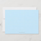 男の赤ちゃん写真シンプルの誕生のお知らせ (裏面)