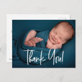 男の赤ちゃん写真ベビーシャワー手錠 ポストカード (正面/裏面)